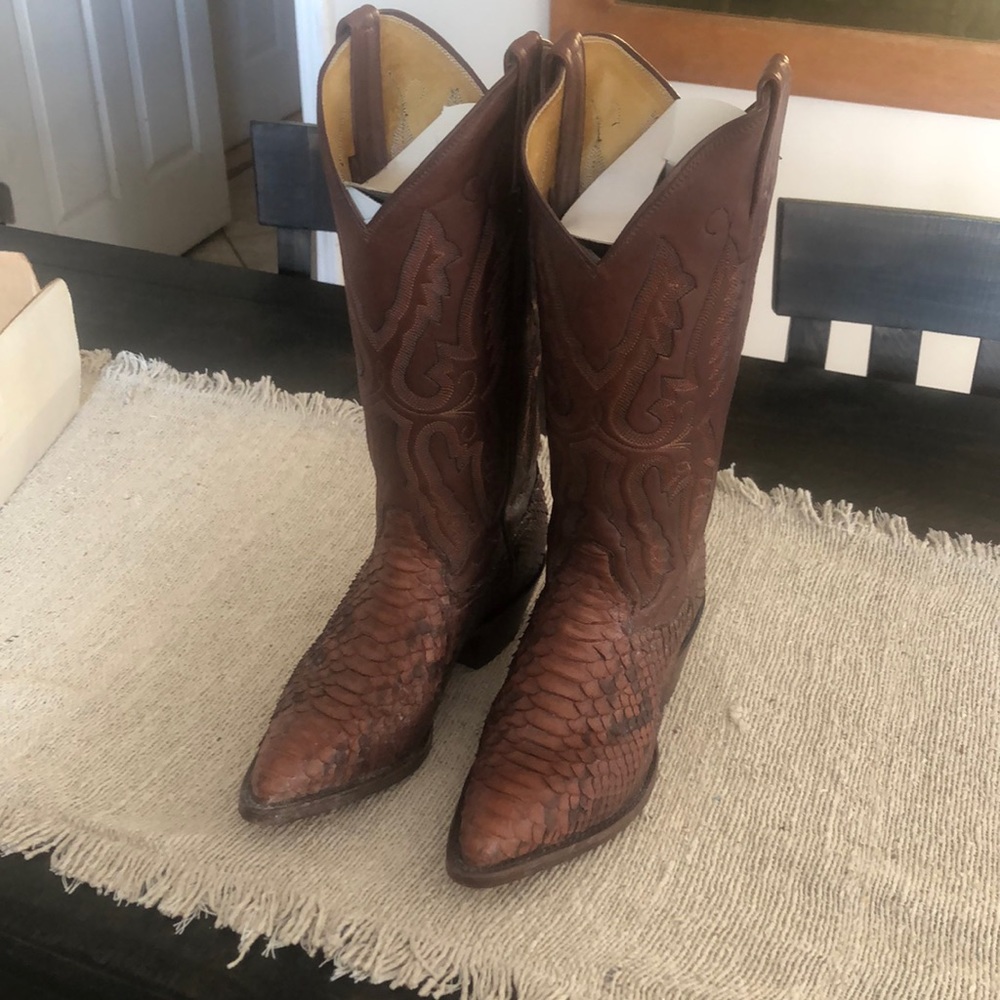 Panhandle Slim Rustic Python Boots - image 5